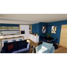 Projet 3D d'am&eacute;nagement d'une pi&egrave;ce de vie - Vue 2