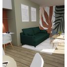 Projet 3D d'am&eacute;nagement d'une pi&egrave;ce de vie - Vue 1